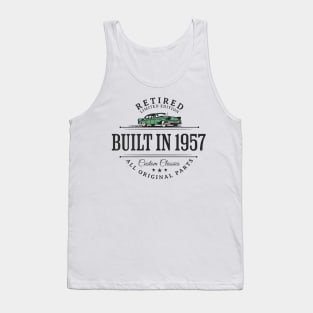 1957 Retired Parts Retirement Birthday Tank Top